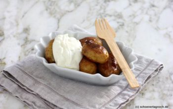 Schwenkkartoffeln mit Knoblauchdip – wie auf dem Weihnachtsmarkt